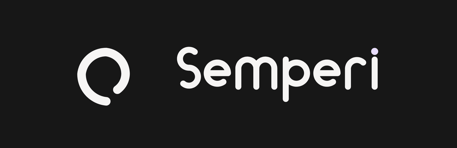 Semperi lockup on ink